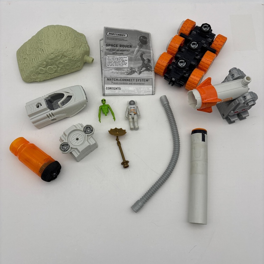Matchbox Mega Rig System Space Rover 2009 Parts Pieces Lot Alien Astronaut